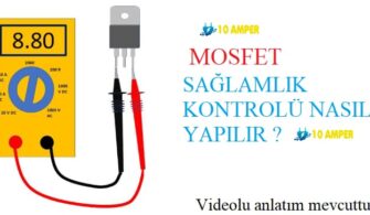 Mosfet Sağlamlık Kontrolü